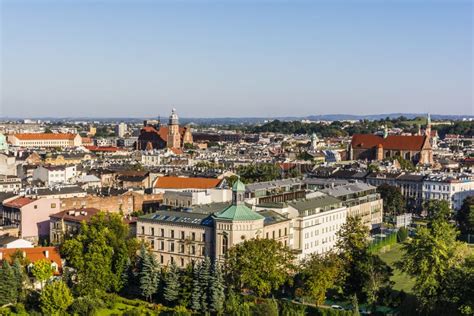 Krakow Landscape On A Sunny Day Editorial Stock Image Image Of Site