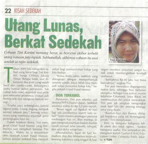 Niatkan hajat anda supaya cepat melunasi hutang yang anda miliki. Testimoni Cepat Lunas Hutang: Testimoni Lunas Utang dengan ...