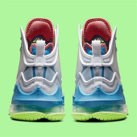 Nike Lebron 19 Dutch Blue Pomegranate Lime Glow Dc9339 400