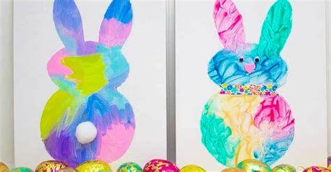 Easy Easter Bunny Painting Activity My Bored Toddler