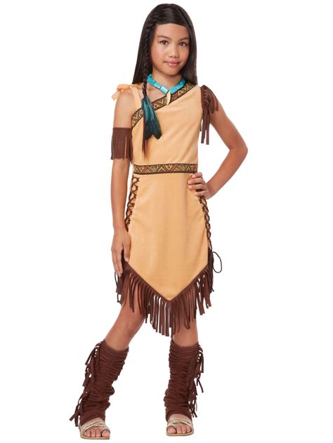Native American Princess Indian Pocahontas Western Book Week Girls