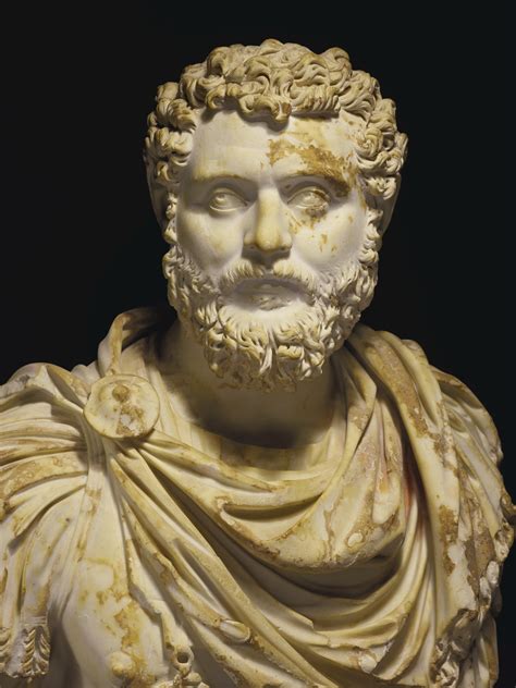 A Roman Marble Portrait Bust Of Emperor Didius Julianus Reign 193 Ad