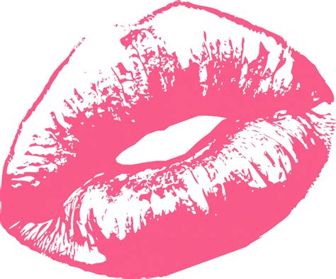 Pink kiss mark clipart. Free download transparent .PNG | Creazilla png image