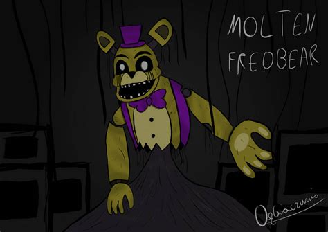 Molten Fredbear Fan Art By Kubox07 On Deviantart