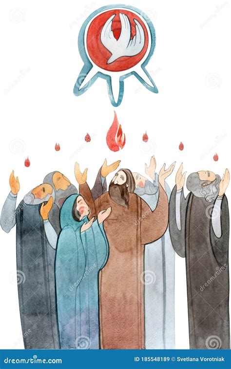 Pentecost Descent Of The Holy Spirit Holy Trinity Day Set Of