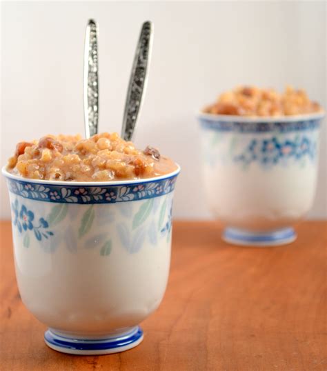 Cinnamon Raisin Brown Rice Pudding