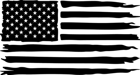 American Flag Silhouette Free Image Png