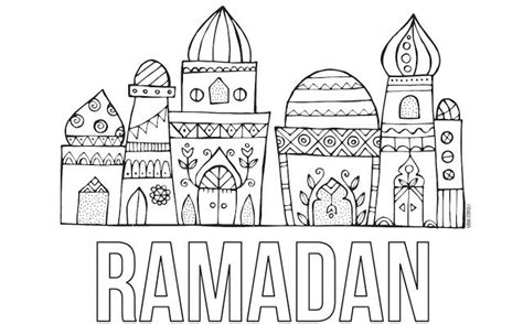 Ramadan Free Printable Coloring Page Ramadan Activities Fun Activities