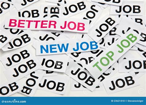 Better Job New Job Top Job Stock Photo Image Of Positivity Hired