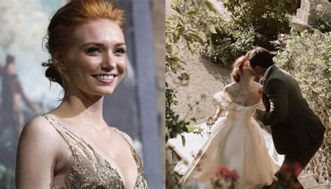 Actress Eleanor Tomlinson Will Owen Tie Knot In A Countryside Wedding