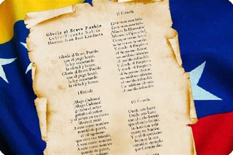 Letra Del Himno Nacional De Venezuela Imagui