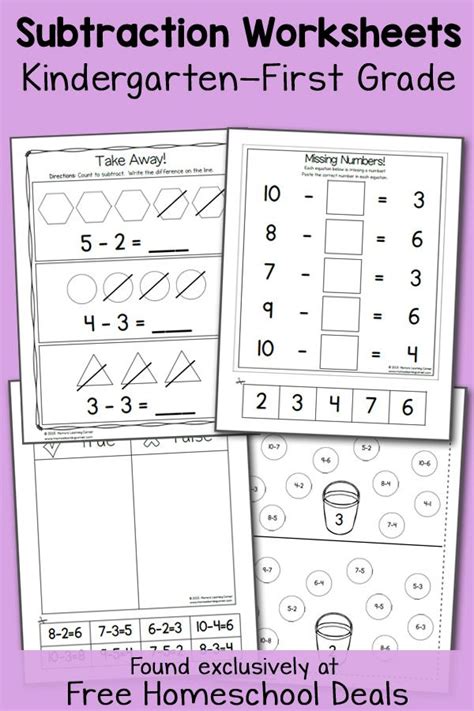 This includes worksheets for kindergarten! Pin on Worksheets & Printables for Preschool to 2nd Grade