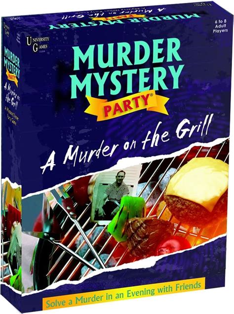 Murder Mystery Party Games A Murder On The Grill Host