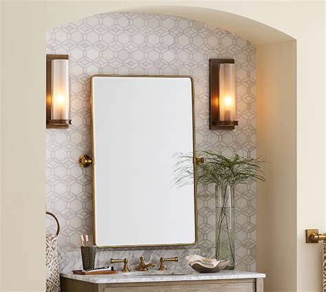 Clean and classic, pivot mirrors give your bathroom a contemporary look that's trendy, yet timeless. Vintage Pivot Mirror | Pottery Barn
