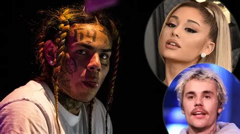 tekashi 6ix9ine claps back after accusing ariana grande and justin bieber of capital xtra