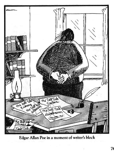 Poes Writers Block The Far Side