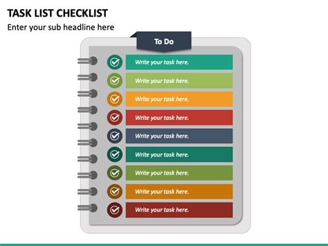 Task List Checklist Powerpoint Template Ppt Slides