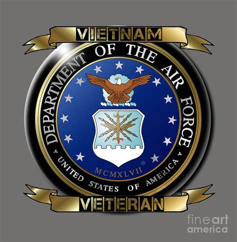 Vietnam Air Force Veteran Digital Art By Bill Richards Pixels