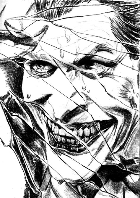 ‘cracked The Joker Fan Art Art Illustration Design