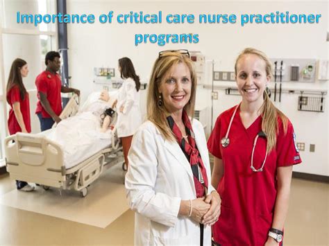 Importance Of Critical Care Nurse Practitioner Programs By Chris Cude