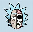 Rick and Morty x Dissected Doodle Drawings, Line Art Drawings, Art ...