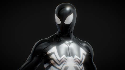 Spider Man Symbiote Spider Man 2 Ps5 Download Free 3d Model By