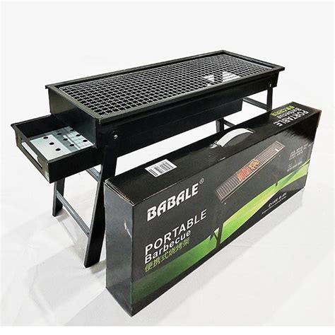 Portable Folding Bbq 60cm Stand For Outdoor Camping Grill Shopee