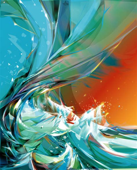 Showcase Of Cool Abstract Vector Prints 35 Awesome Examples
