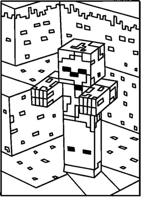 Minecraft Online Coloring Pages 24