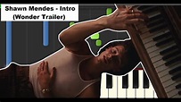 Shawn Mendes - Intro Wonder Trailer - YouTube