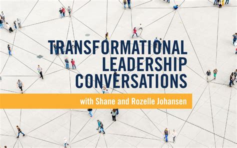 Short Course Transformational Leadership Conversations Shofar Event