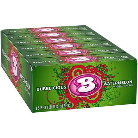 Watermelon Bubblicious Bubble Gum Retro Candy