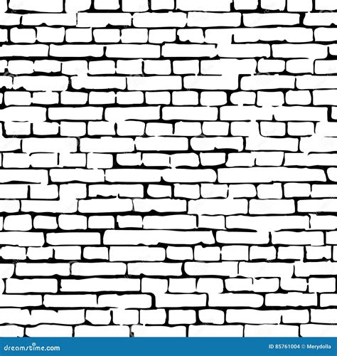 Vector Brick Wall Texture Illustration Brickwall Pattern Stock Vector