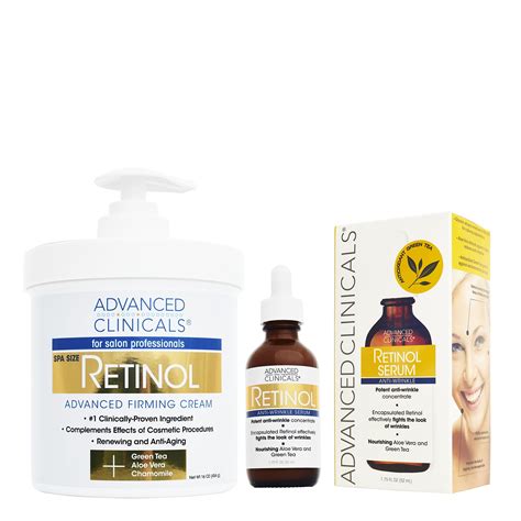 Advanced Clinicals Retinol Skin Care Value Set Anti Aging Retinol