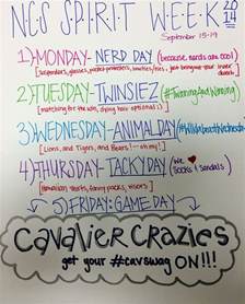 Discover 125 christmas blog post ideas to grow your blog traffic and get readers into the holiday spirit! Image result for spirit week ideas | School spirit week ...