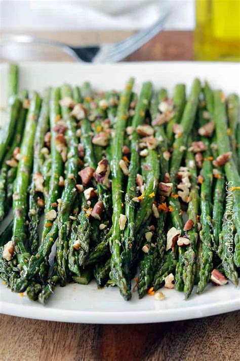 15 Minute Balsamic Brown Butter Roasted Asparagus Carlsbad Cravings