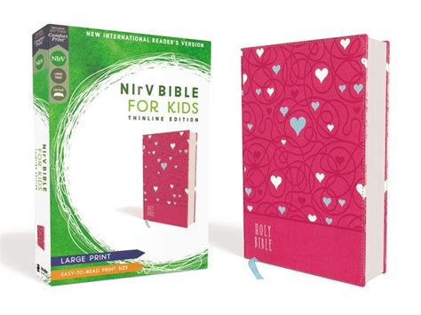 Nirv Bible For Kids Large Print Leathersoft Pink Comfort Print