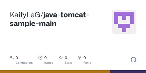 GitHub KaityLeG Java Tomcat Sample Main