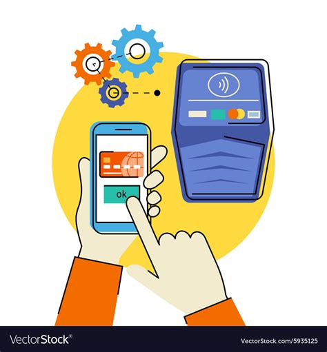 Mobile Payment Royalty Free Vector Image Vectorstock
