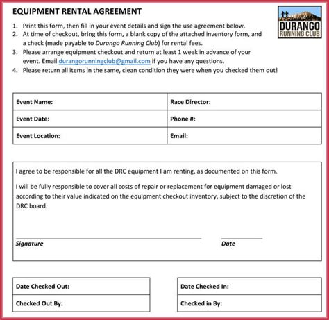 Renting construction equipment from nmc, the cat rental store. Equipment Rental Lease Agreement - 12+ Samples, Formats in ...