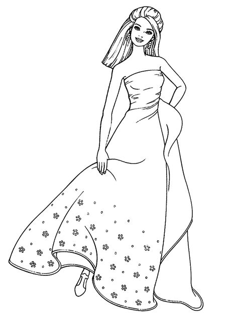 Fancy Girl Coloring Pages Coloring Pages