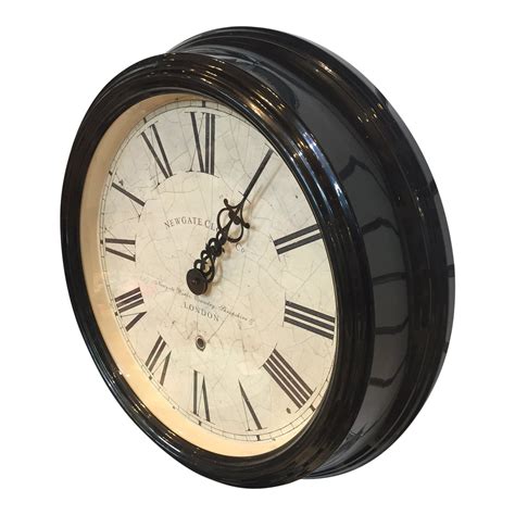 Newgate Clock Co British Vintage Style Wall Clock Chairish