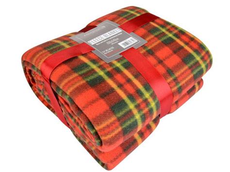 Tartan Fleece Blanket Original Surrey Home And Ts