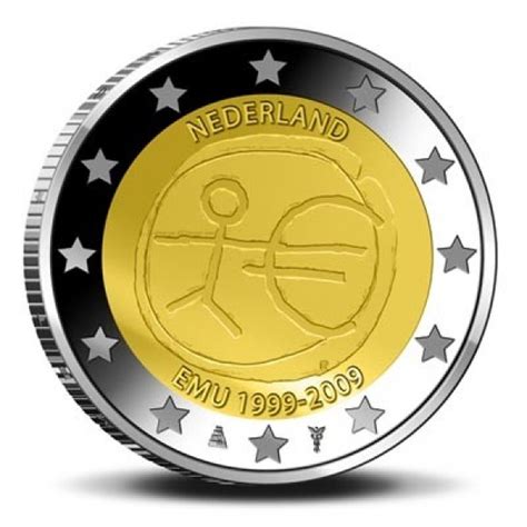 Niederlande 2 Euro 2009 10 Jahre Europäische Währungsunion