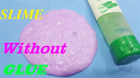 How To Make Slime Without Glue Okay Easy Diy Slime No Glue Youtube