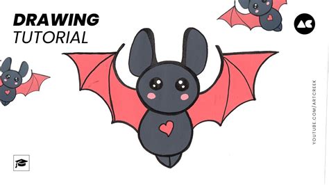 Learn To Draw A Charming Bat In Just A Few Steps Easy Bat Drawing And