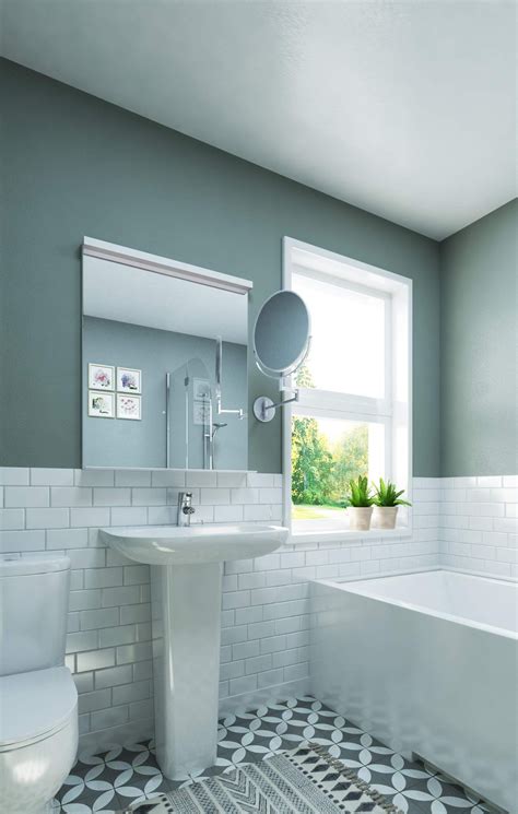 When the bathroom mirror matches with the general room style, the overall furnishing project looks complete and of aesthetic value. Mirrorvana Oval Wall Mount Bathroom Mirror Double Sided 5x ...