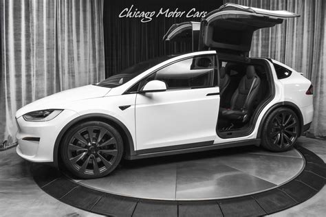 Used 2022 Tesla Model X Plaid Suv Only 800 Miles Full Self Driving