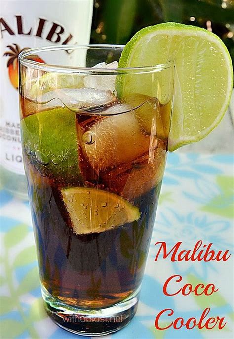How to make a sea breeze drink: Malibu Coco-Cooler | Cocktail recipes easy, Malibu drinks ...