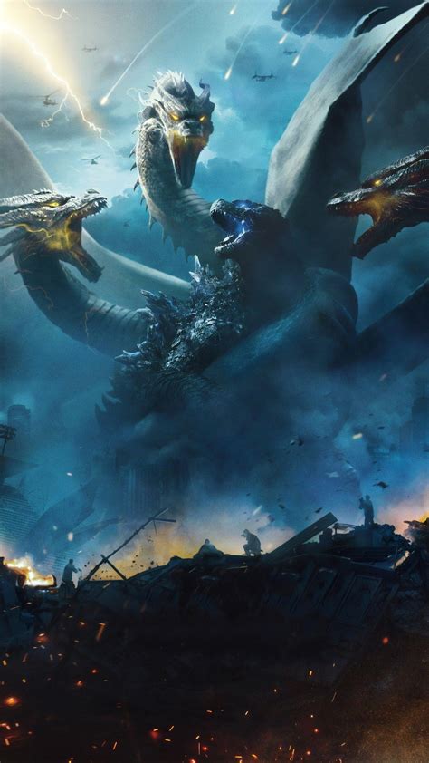 2160x3840 Godzilla King Of The Monsters 4k 2019 Sony Xperia Xxzz5